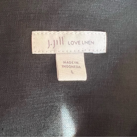 $90 J. Jill Linen Tunic Sz L - Picture 3 of 3